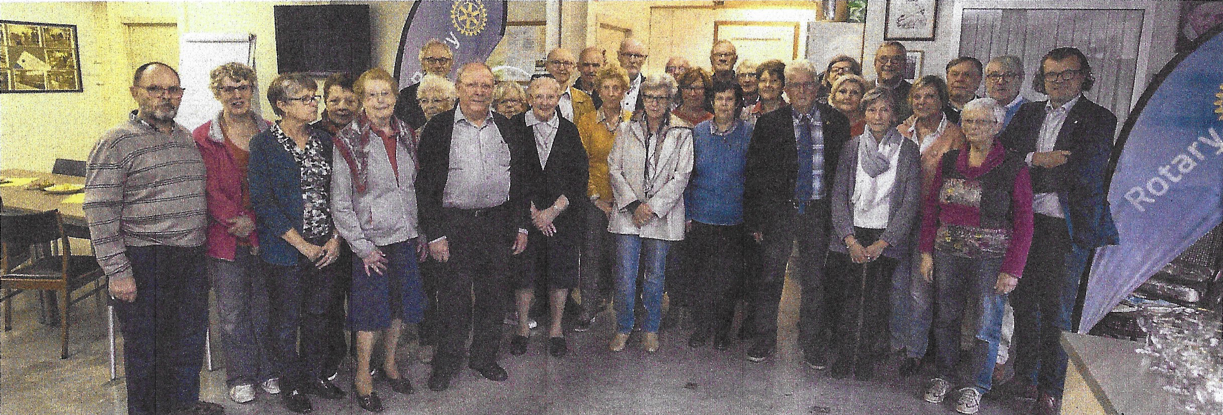 Rotaryclub Poperinge stuurt vrijwilligers naar vzw De Wervel